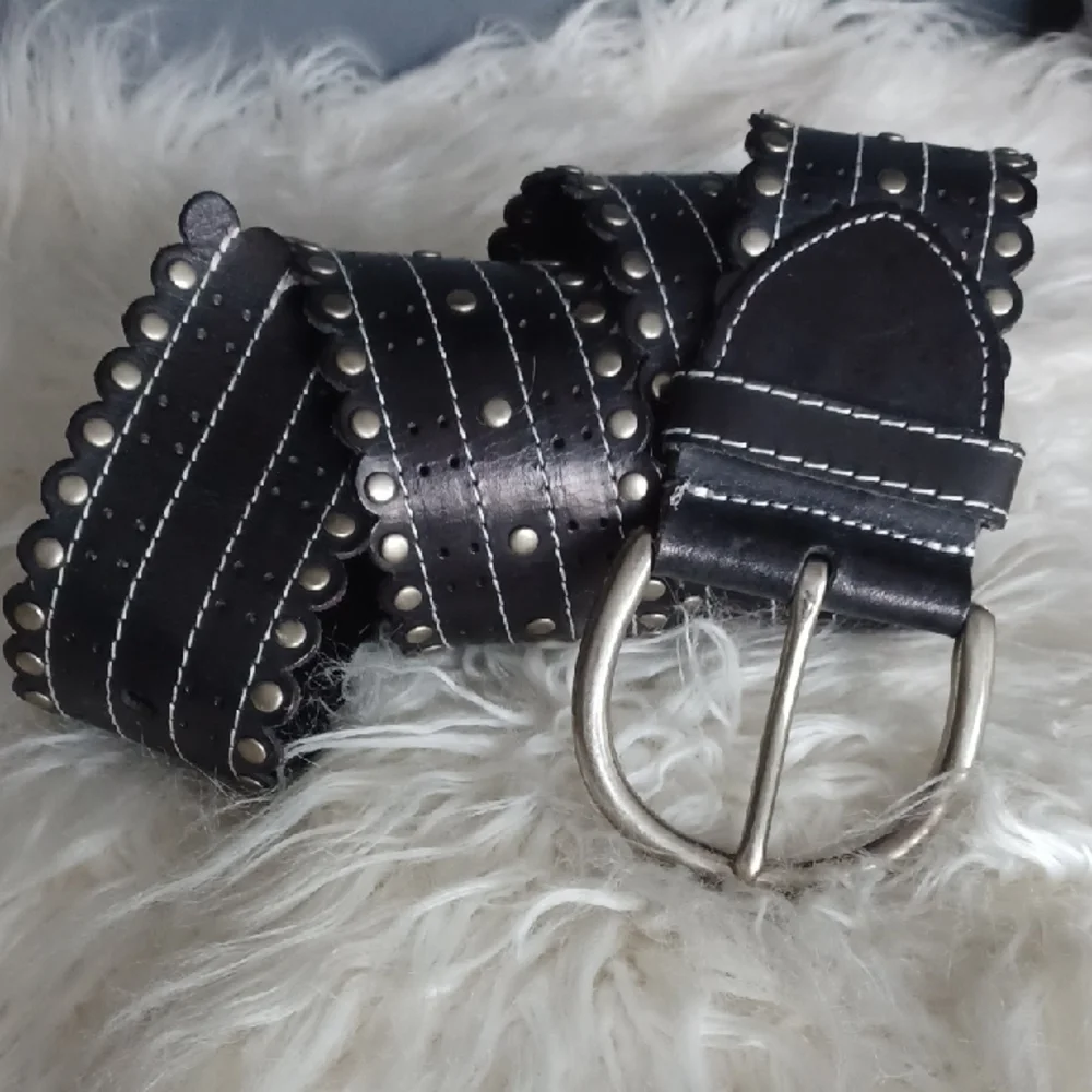 Black Leather Belt